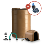 2500L Vertical Tank & 0.37kW Pump Combo - Calcamite